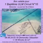 Baptême de l'air ULM Marennes - Le Pont de l'Ile d'Oléron avec Airocéan école de pilotage ulm et centre de formation de pilote ULM à Corme-Ecluse