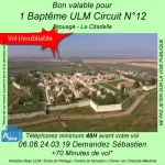 baptême de l'air ULM brouage et sa citadelle