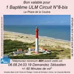 Baptême de l'air ULM Le phare de la Coubre avec Airocéan école de pilotage ulm et centre de formation de pilote ULM